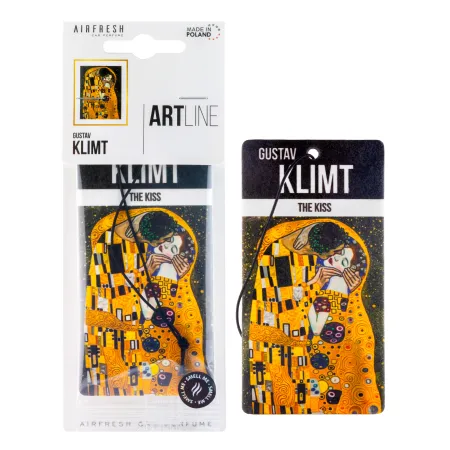 Zawieszka do samochodu - ArtLine Gustav Klimt The Kiss